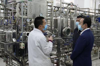 市委常委、教育工委書記夏林茂一行蒞臨我校調研指導生物技術開發服務工作